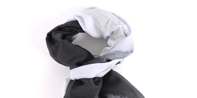 Dámský černo-šedý šátek Gianfranco Ferré