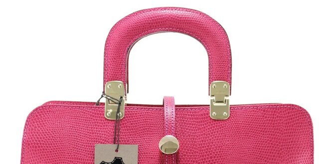 Dámská růžová vzorovaná kabelka Florence Bags