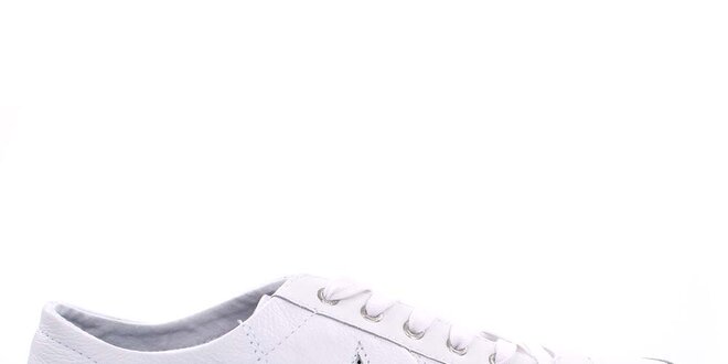 Bílé nízké boty s hvězdou Converse