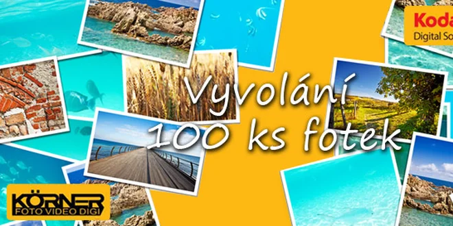 Vyvolání 100 ks fotografií