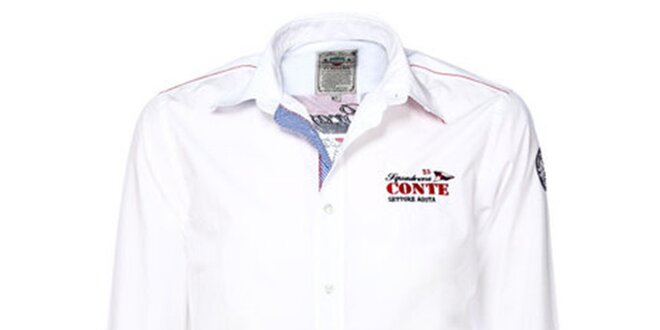 Pánská bílá košile M. Conte
