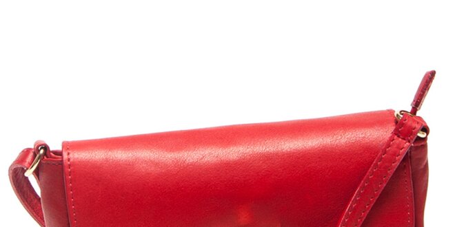 Dámská malá červená prošívaná kabelka Mangotti