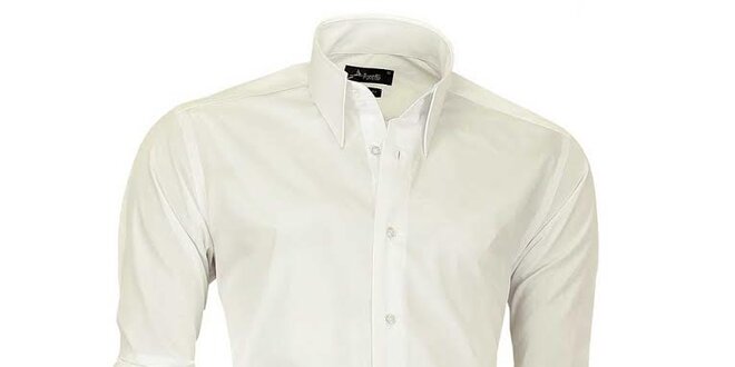 Pánská krémově bílá košile Pontto