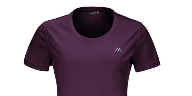 Dámské fialové funkční tričko s krátkým rukávem Maier
