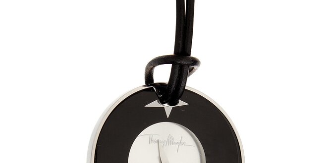 Dámské černo-stříbrné náramkové hodinky Thierry Mugler