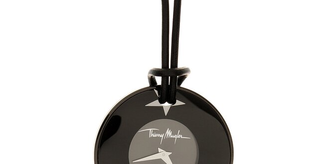 Dámské černé náramkové hodinky Thierry Mugler