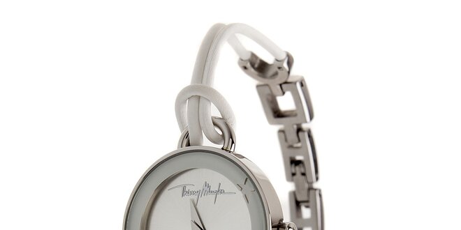Dámské ocelové hodinky Thierry Mugler s kombinovaným řemínkem