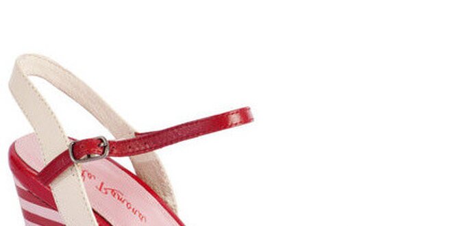 Dámské růžovo-červené sandály Lola Ramona