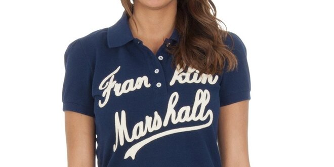 Dámské námořnické polo tričko s nápisem Franklin & Marshall