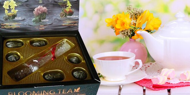 Kolekce květinového čaje „Blooming tea“
