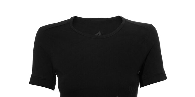 Dámské sportovní tričko Lotto v černé barvě s potiskem
