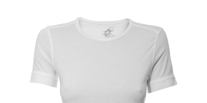 Dámské sportovní tričko Lotto v bílé barvě s potiskem