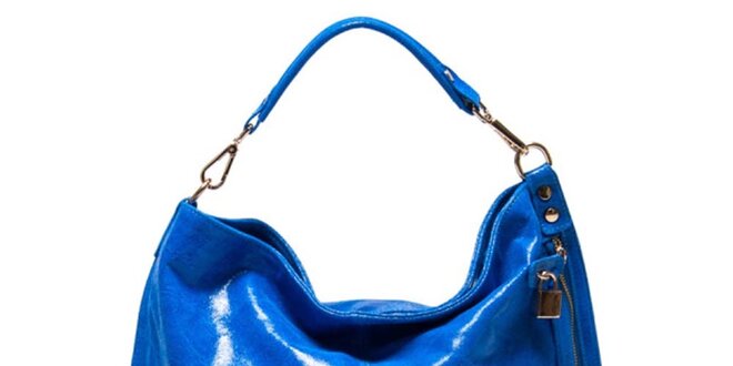 Dámská modrá kabelka s jedním uchem Luisa Vannini