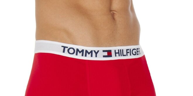 Pánské rudé boxerky Tommy Hilfiger