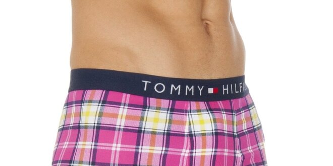 Pánské barevné kárované boxerky Tommy Hilfiger