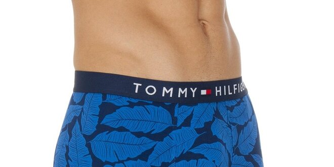 Pánské modré boxerky s peříčky Tommy Hilfiger