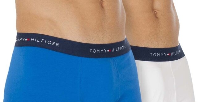 Set modrých a bílých boxerek Tommy Hilfiger