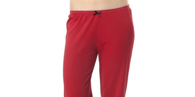 Dámské červené pyžamové kalhoty Vive Maria