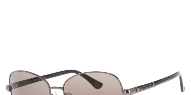 Dámské kovové oválné sluneční brýle ve stříbrném provedení Michael Kors