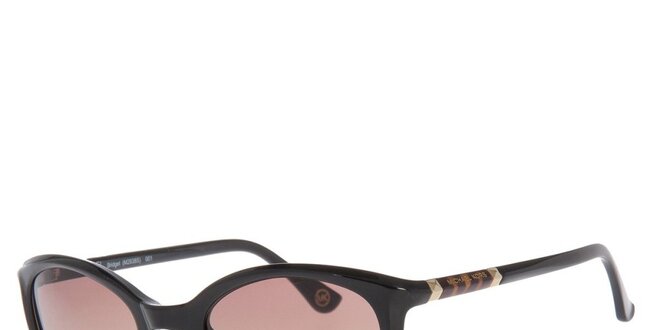 Dámské černé sluneční brýle Michael Kors s ozdobnou stranicí