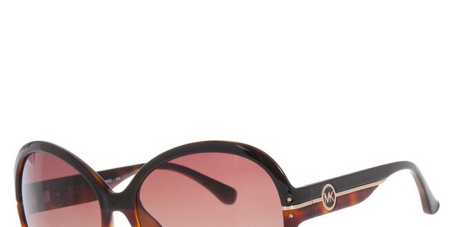 Dámské černo-žíhané sluneční brýle Michael Kors
