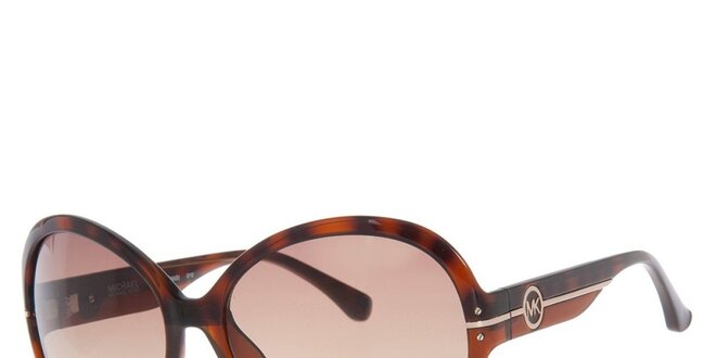 Dámské hnědo-žíhané sluneční brýle Michael Kors