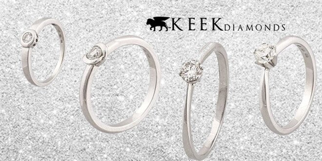 Luxusní prsteny s pravým diamantem