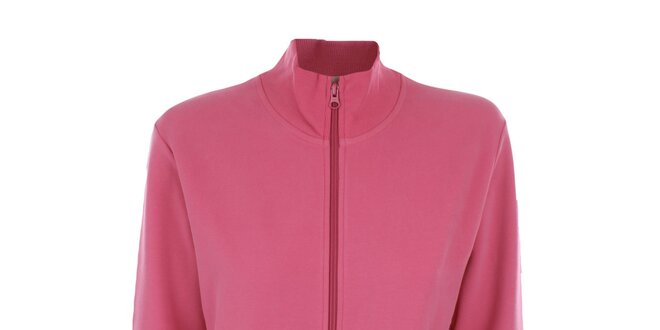 Dámská růžová mikina na zip YU Feelwear