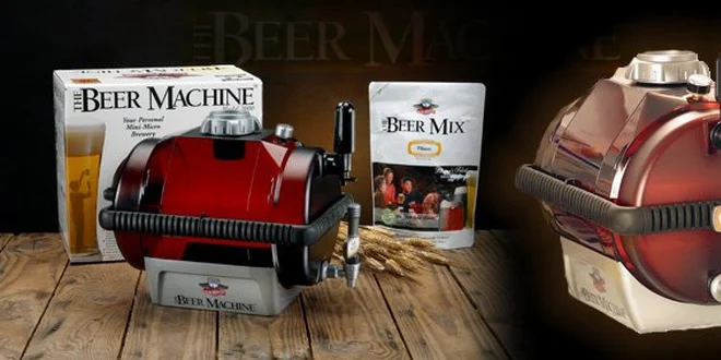 1490 Kč za Beer Machine, domácí sestavu na výrobu piva.