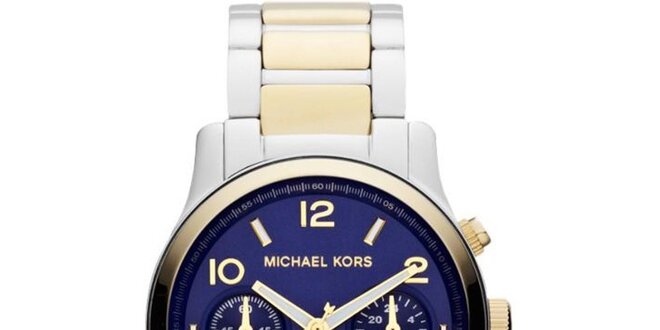 Dámské analogové hodinky s modrým ciferníkem Michael Kors