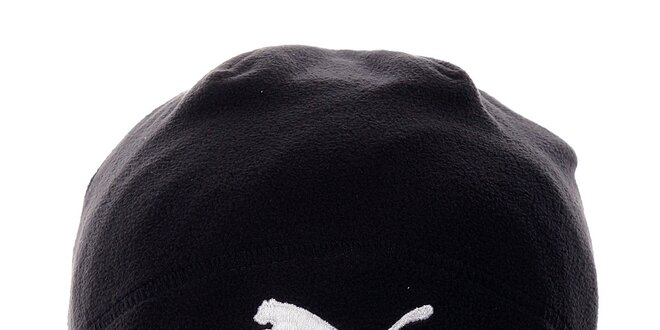 Černá fleecová čepice Puma