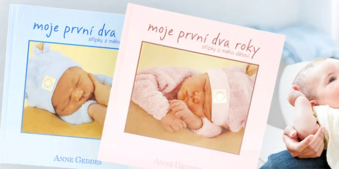 Knížka Moje první dva roky s fotkami Anne Geddes