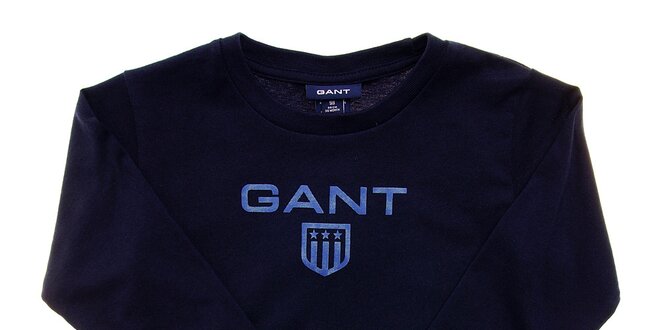 Dětské tmavě modré tričko Gant s potiskem