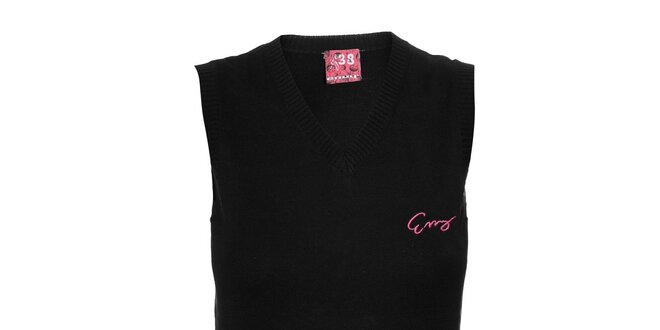 Dámská pletená vesta Envy v černé barvě