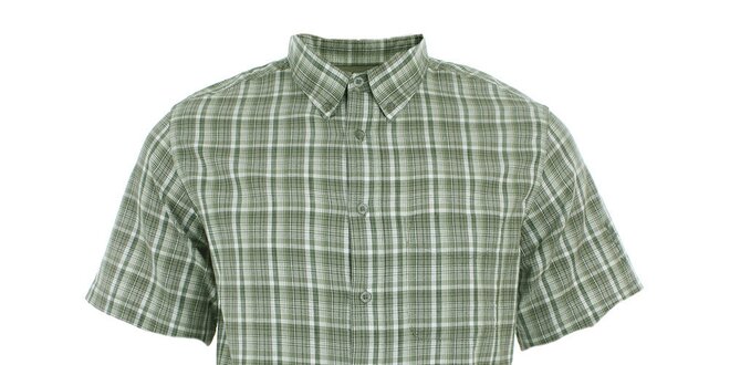 Pánská zeleno-hnědě kostkovaná košile Northland Professional
