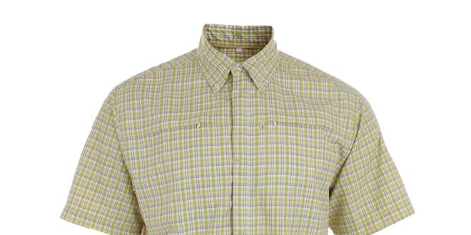 Pánská limetkově kostkovaná košile s UV faktorem Northland Professional