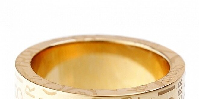 Dámský zlatý prsten Cerruti 1881 s kamínky