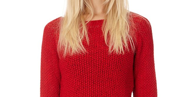 Dámský červený pletený svetr Northern rebel