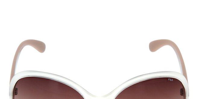 Dámské sluneční brýle s béžovými stranicemi Fila