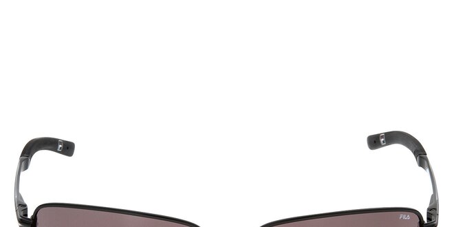 Pánské černé sluneční brýle s hnědými skly Fila