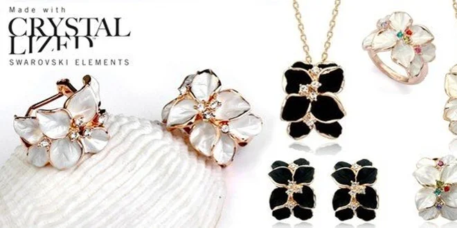 Přivítejte léto s něžnými květovanými šperky Swarovski Elements
