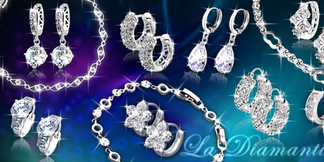 Náušnice a náramky La Diamantina