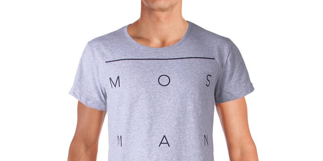 Pánské šedé tričko Mosmann