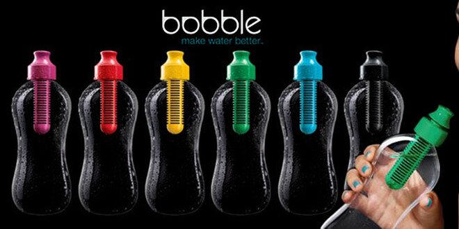 Originální designové filtrační lahve Bobble