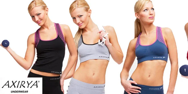 Sportovní fitness dámské komplety z funkčních materiálů