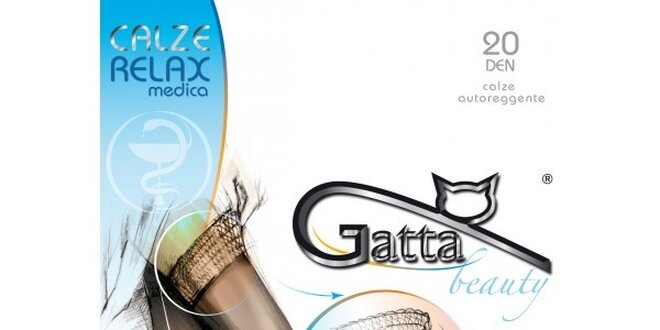 Gatta Calze Relaxmedica 20 den černé
