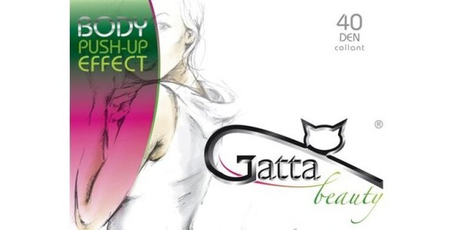 Gatta Body Push-up Effect 20 den černé