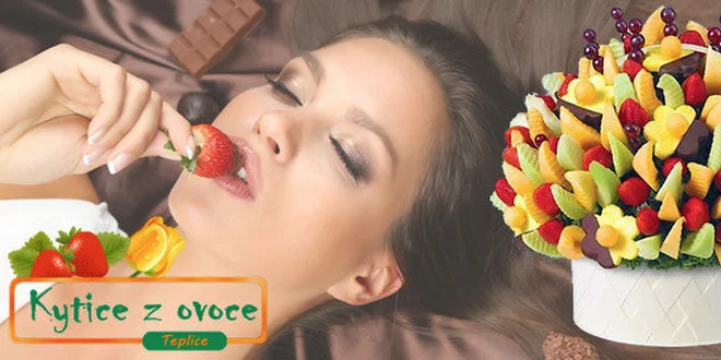 Originální ovocné kytice a ovocné bonboniéry