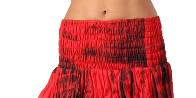 Dámská červená batikovaná sukně Aller Simplement