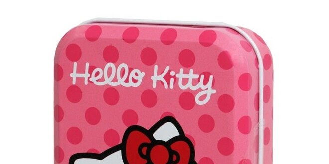 Hello Kitty náplasti 20 ks (4 dizajny) v kovové krabičce